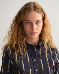 Camisa Regular Fit American Luxe en gasa de algodón