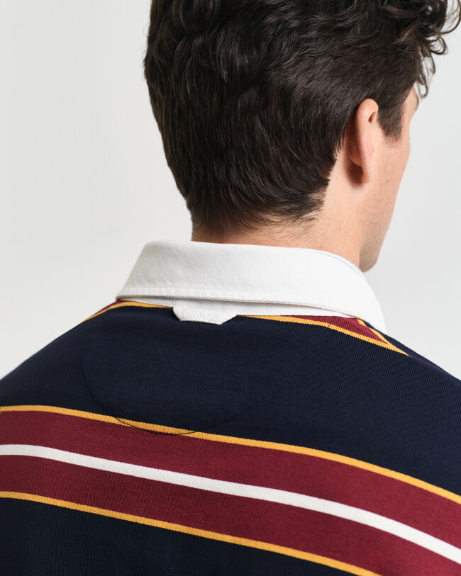 Heavy Rugger de rayas desiguales en hilo te&ntilde;ido