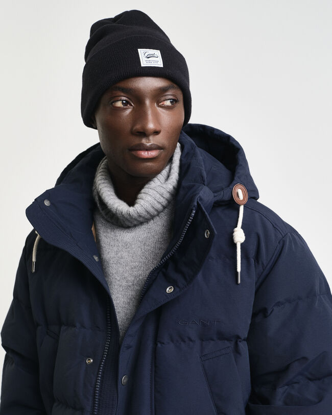 Chaqueta de plumón gruesa de largo medio