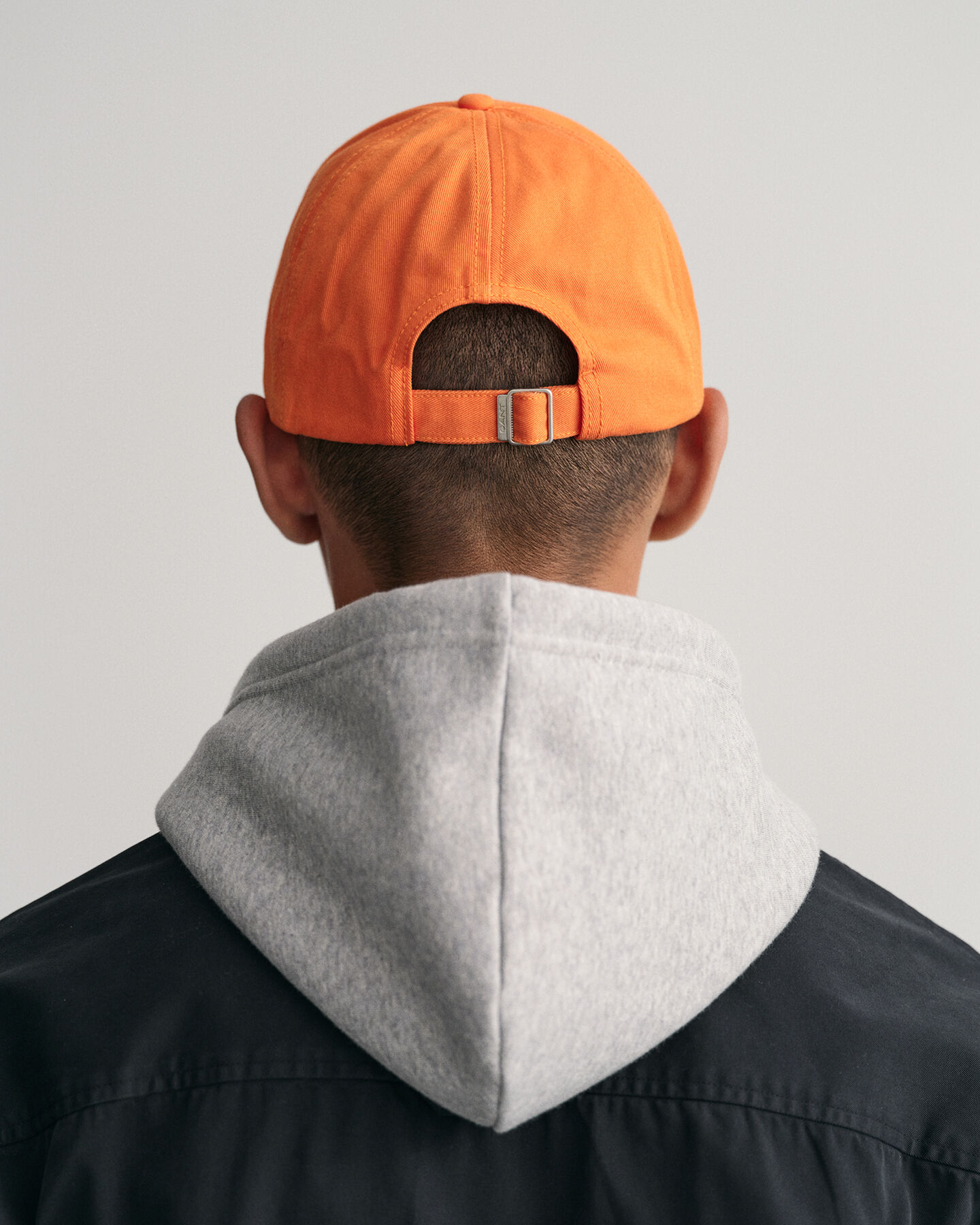 Gorra de sarga de algodón de perfil alto