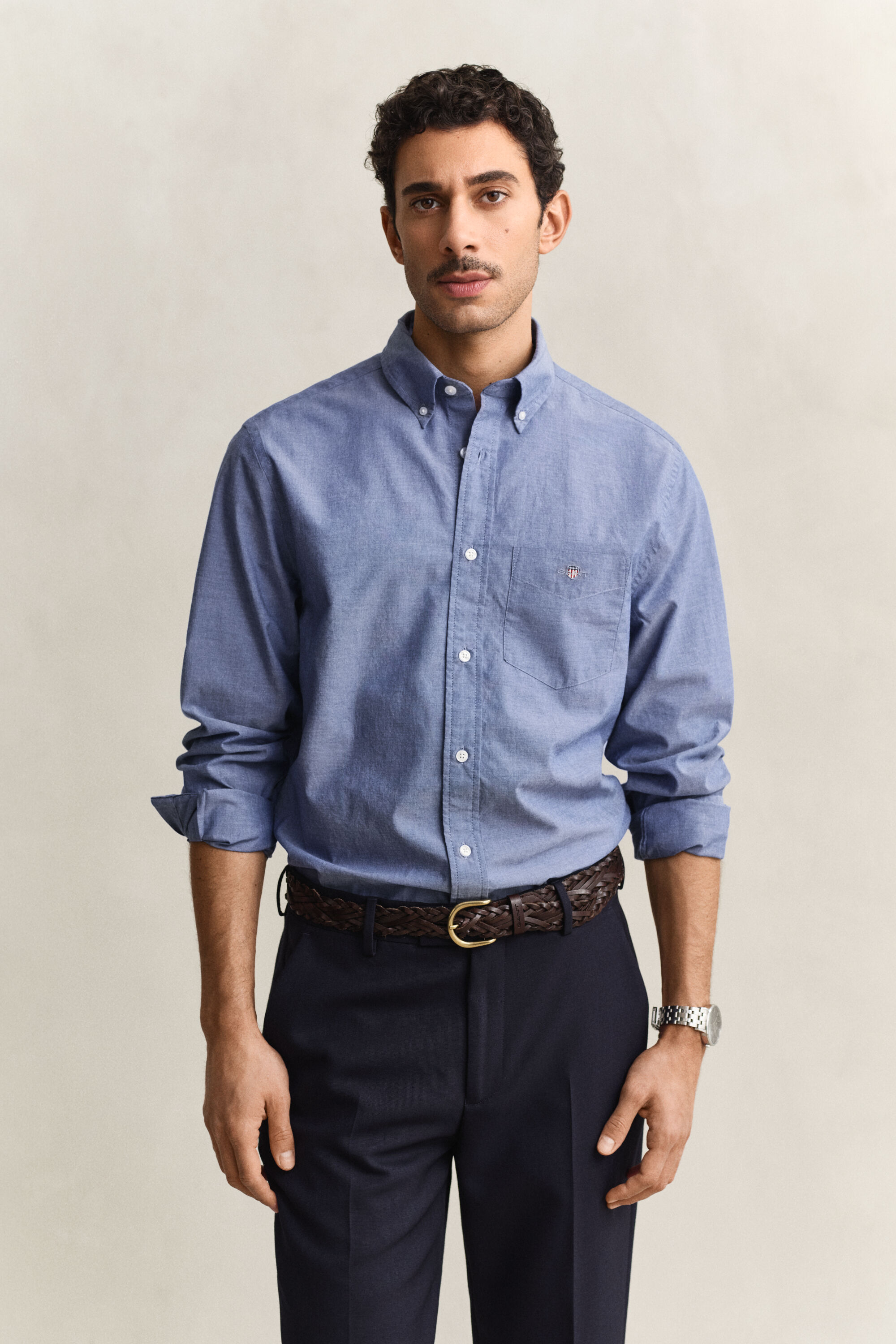 Camisa Regular Fit clásica de popelina