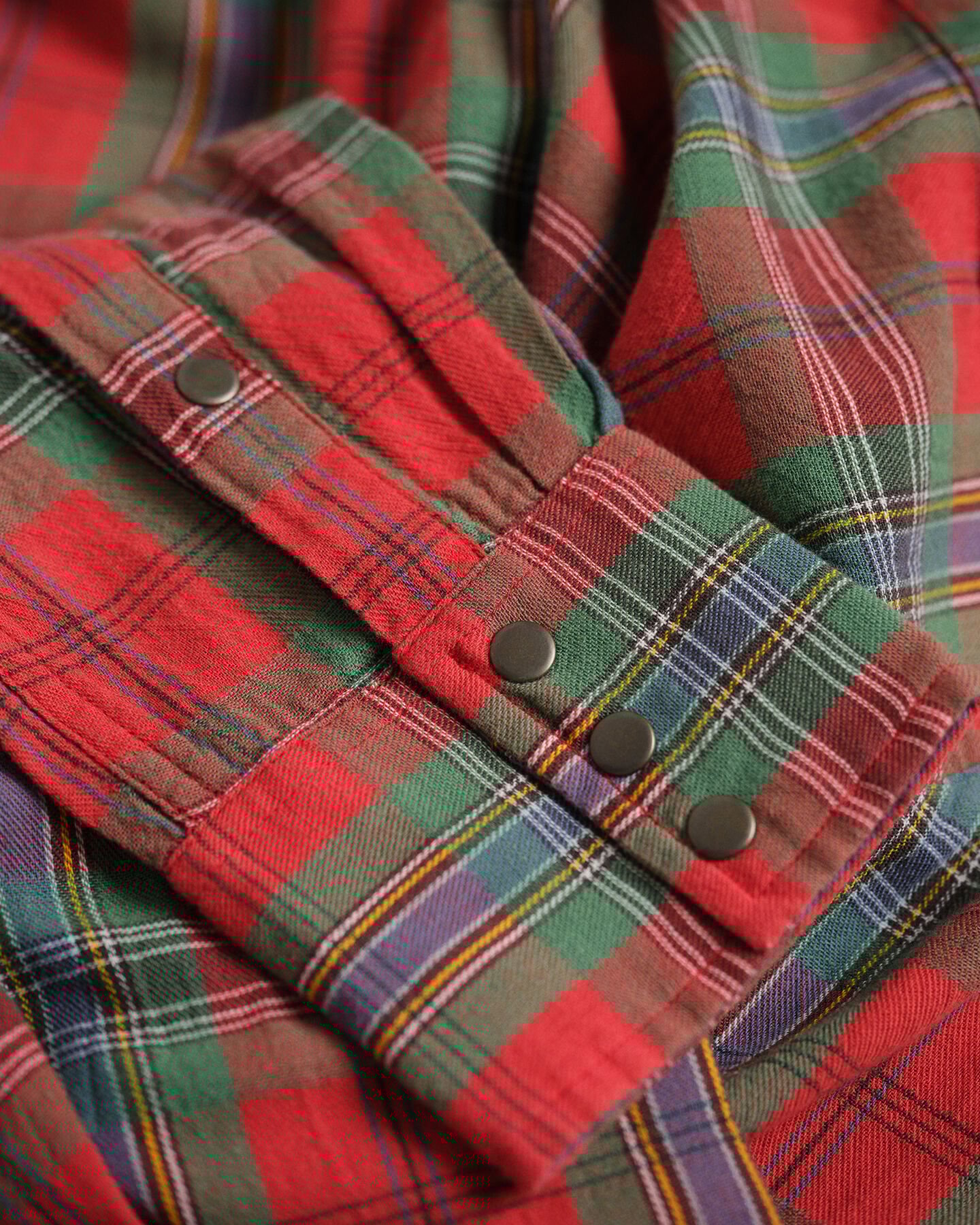 Camisa Regular Fit Wrangler x GANT Western a cuadros escoceses