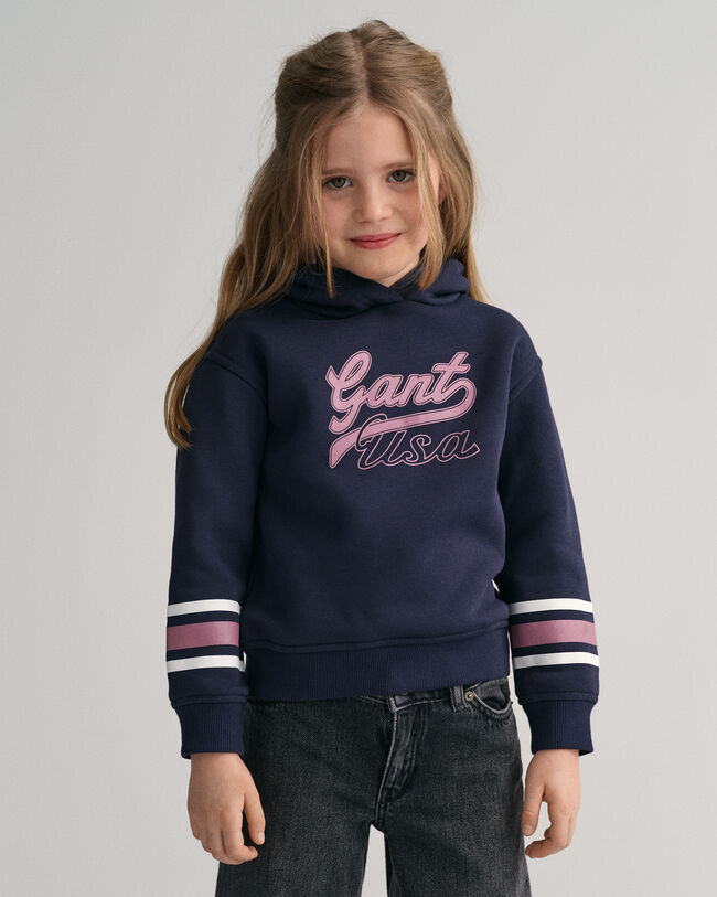 Sudadera corta con capucha GANT USA Girls