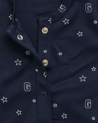 Pijama con estampado de estrellas y G Baby