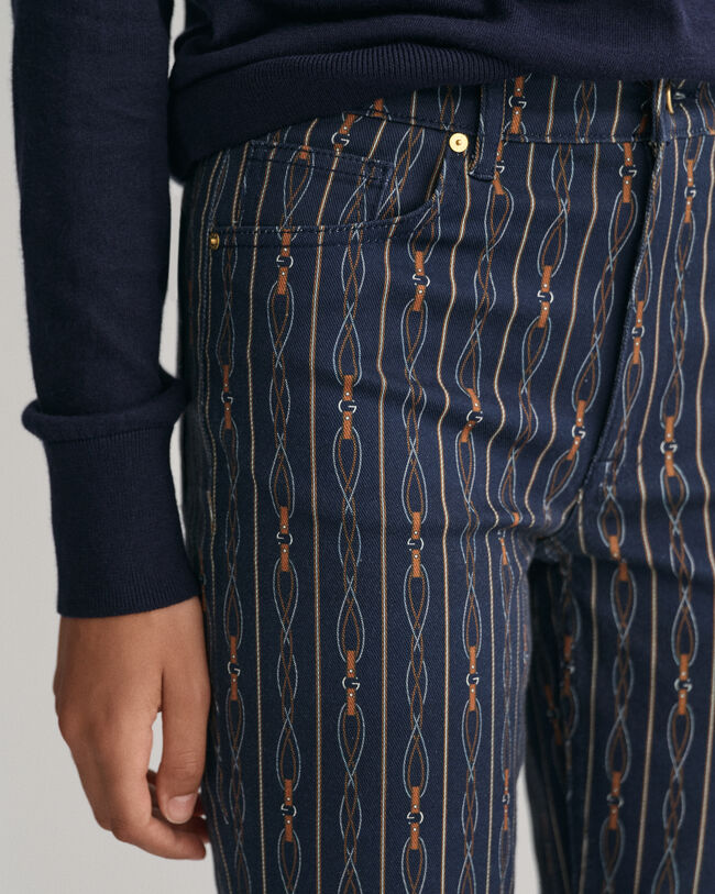 Vaqueros tobilleros Rope Striped