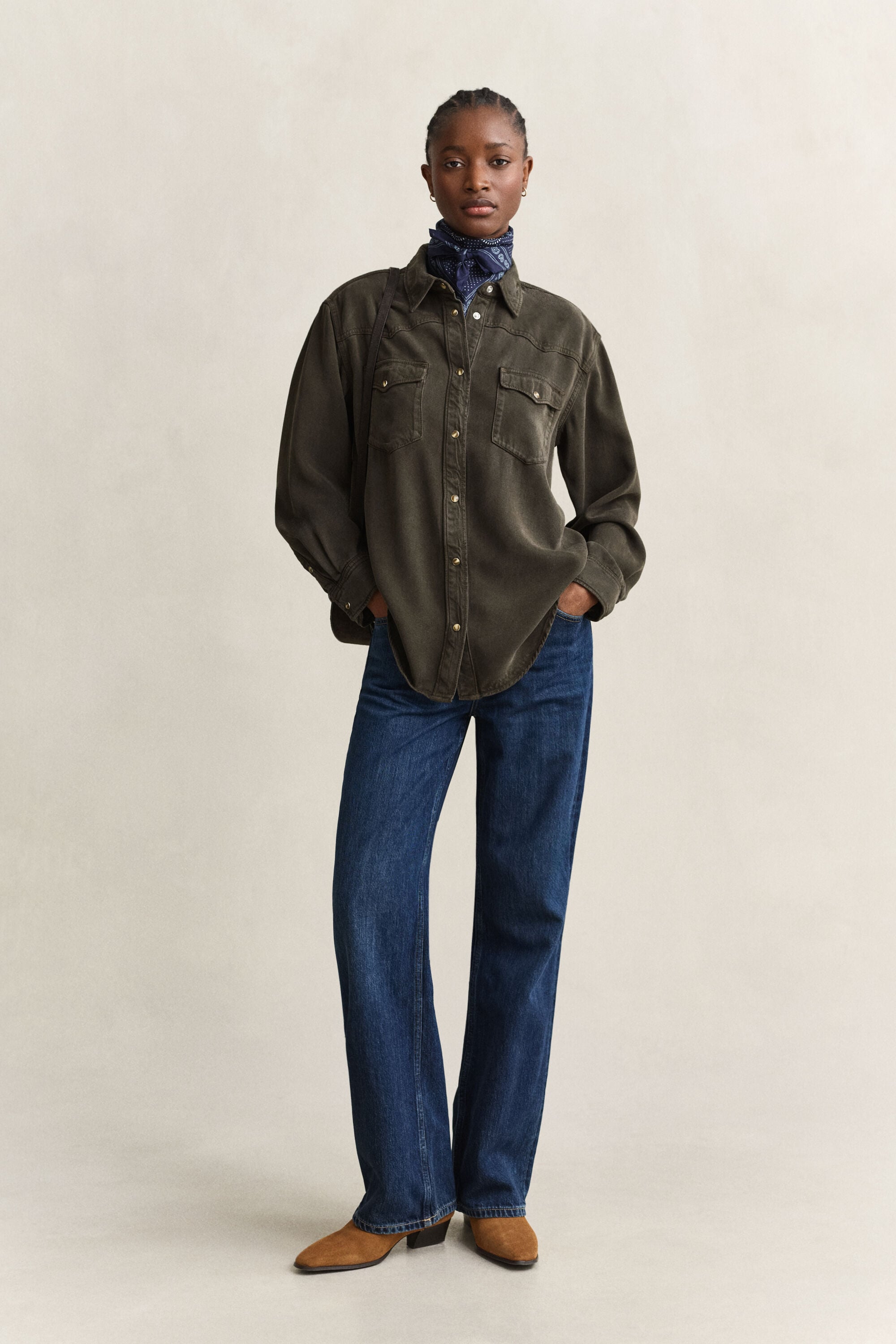 Camisa de sarga vaquera Ranger