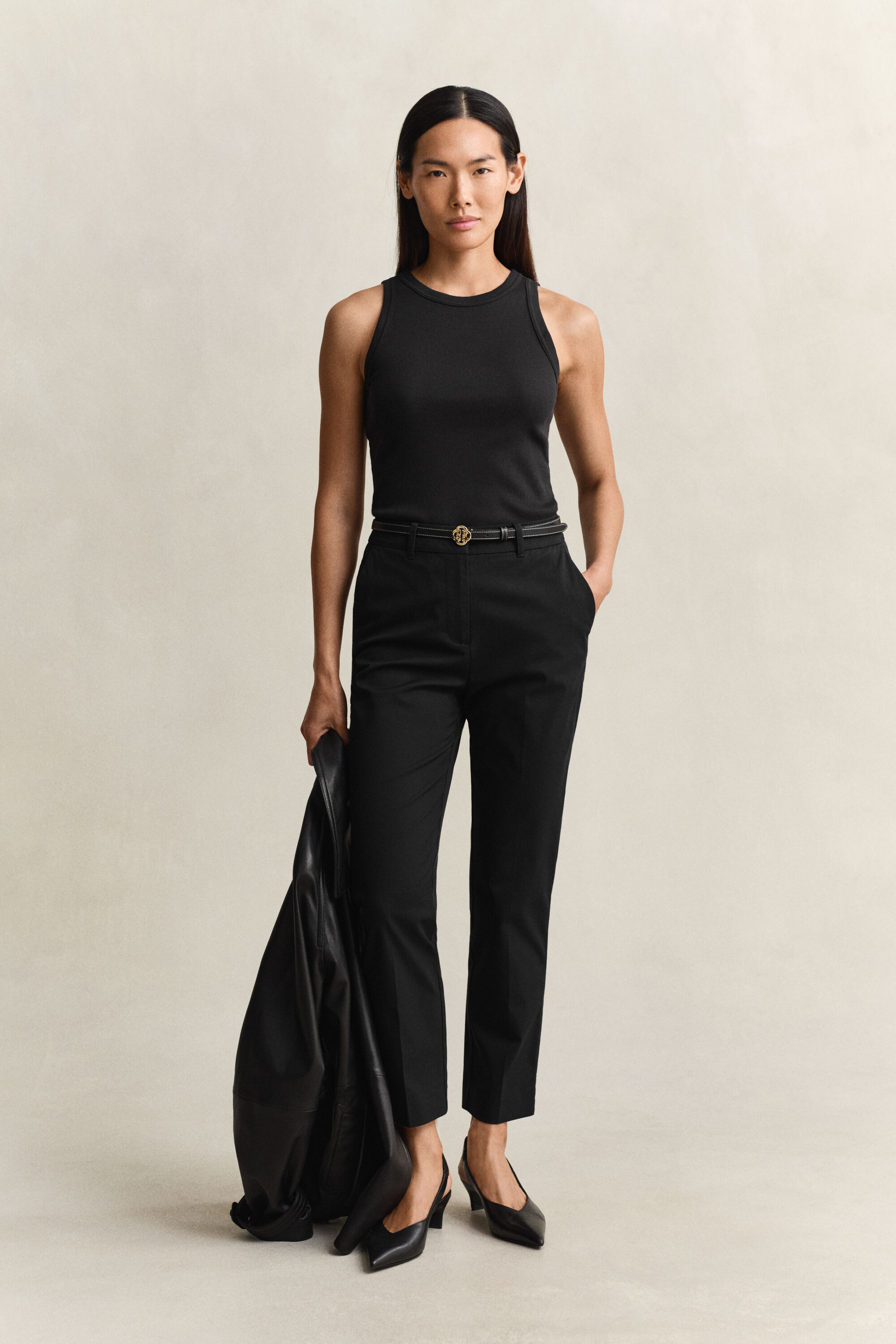 Camiseta de tirantes acanalada