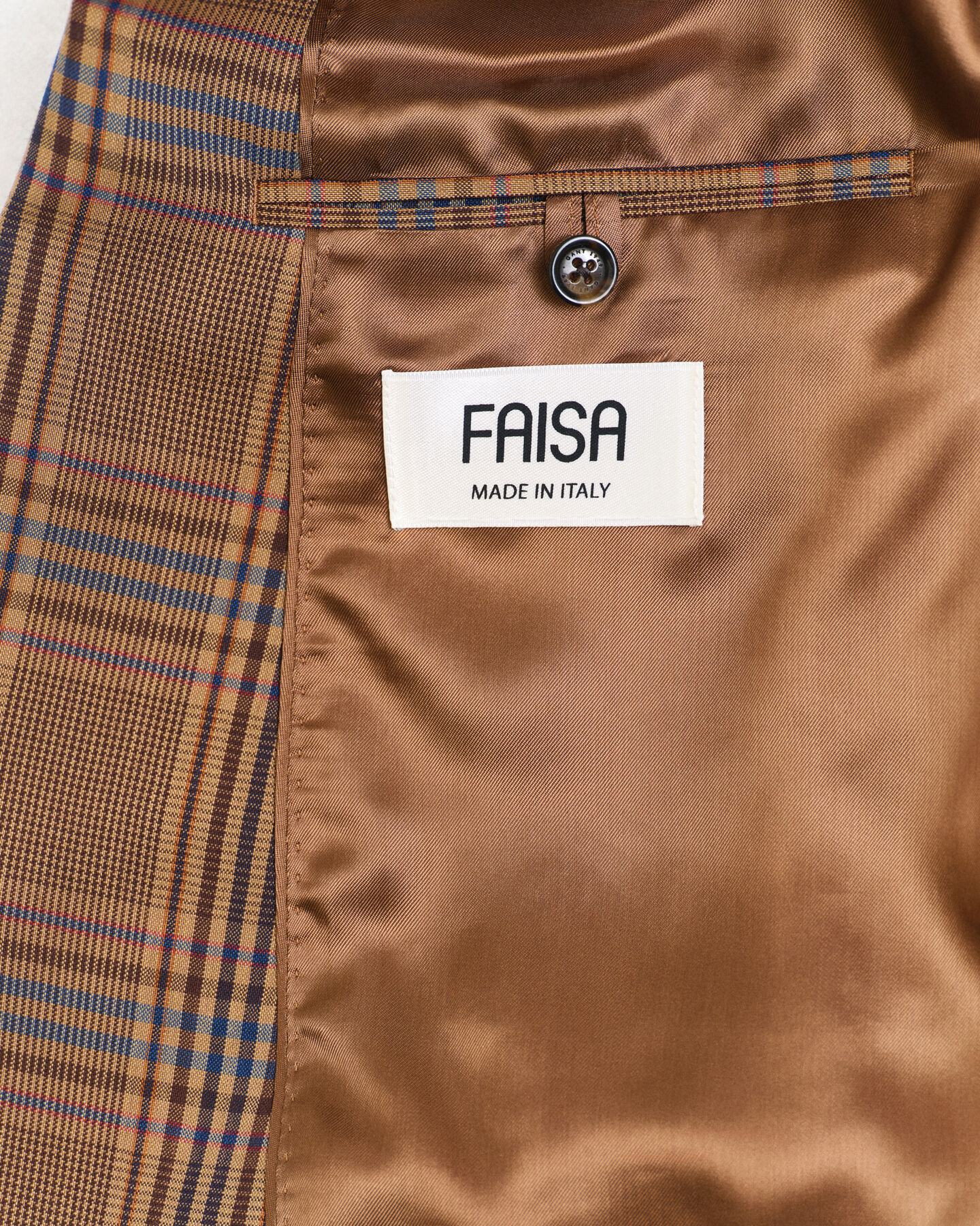 Americana Relaxed Fit de lana a cuadros