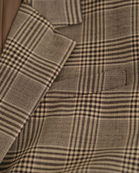 Americana Regular Fit en mezcla de lana a cuadros