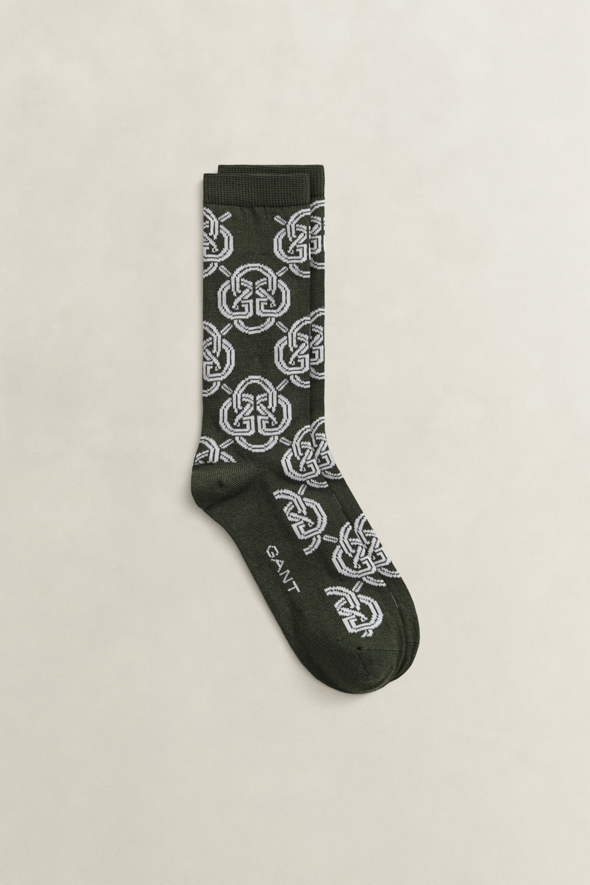 Calcetines con diseño de monograma