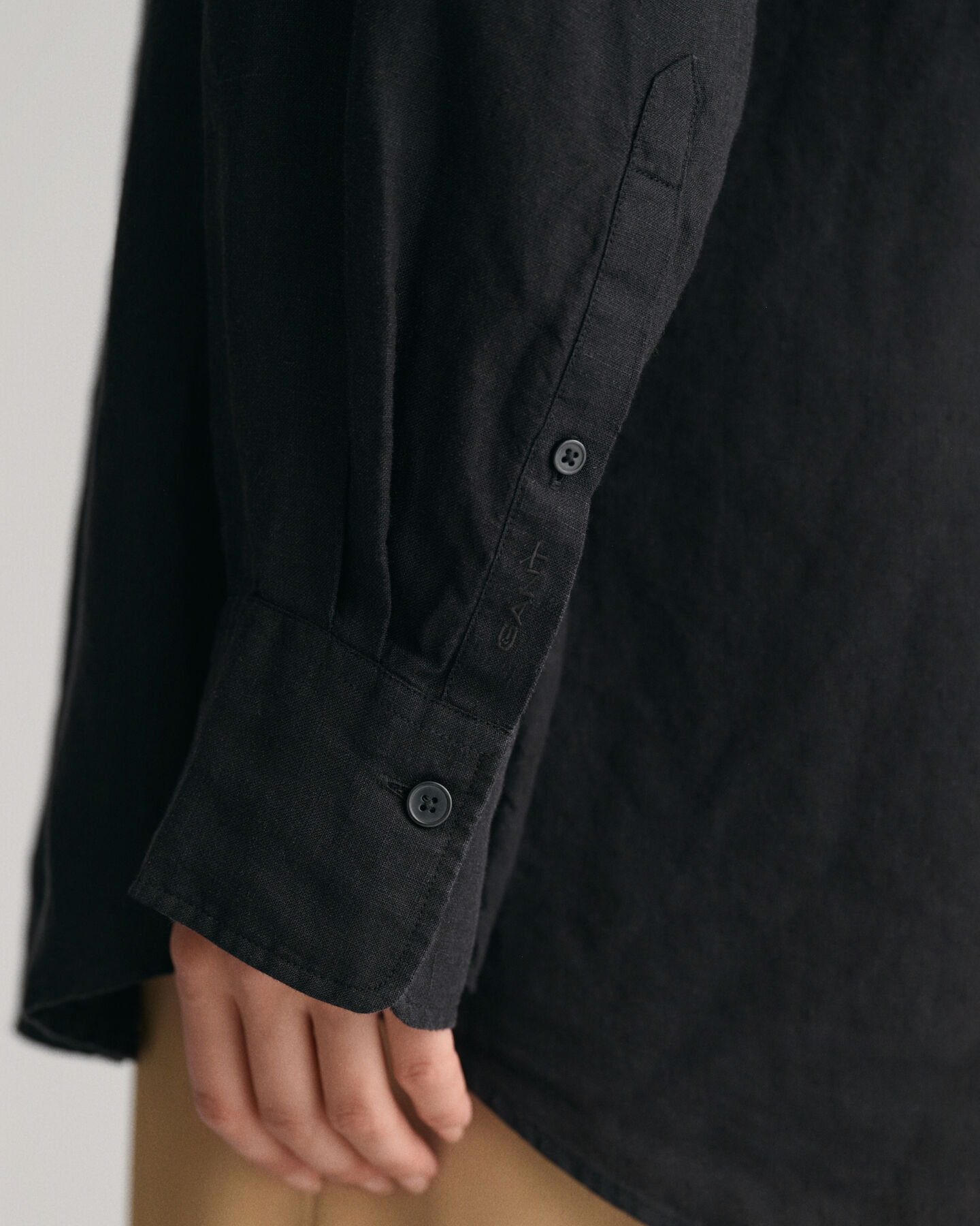 Camisa extragrande de lino