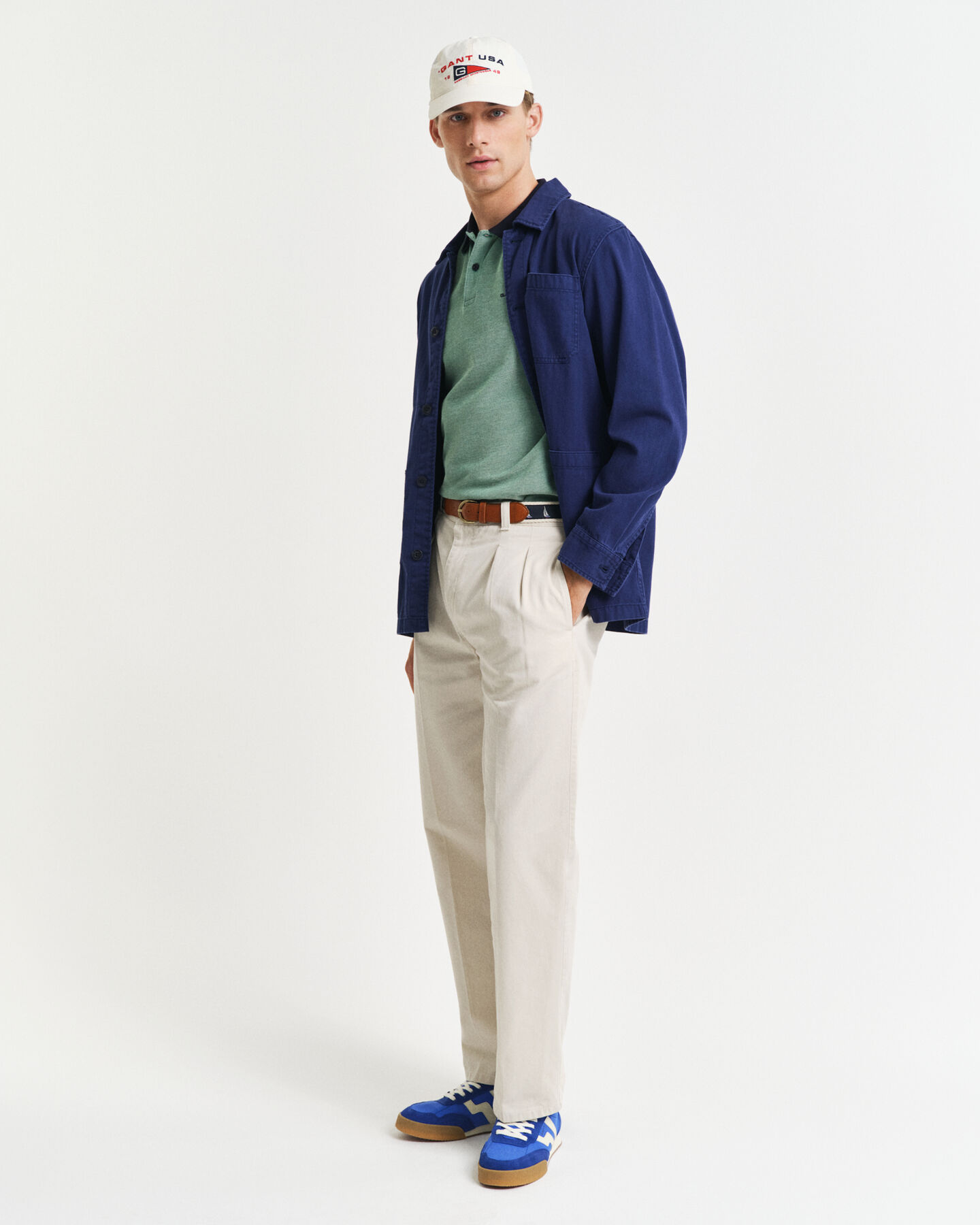 Polo de piqué Oxford en cuatro colores