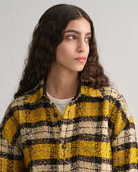 Camisa de boucl&eacute; a cuadros extragrande