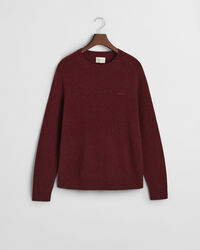 Jersey de cuello redondo en mezcla de lana