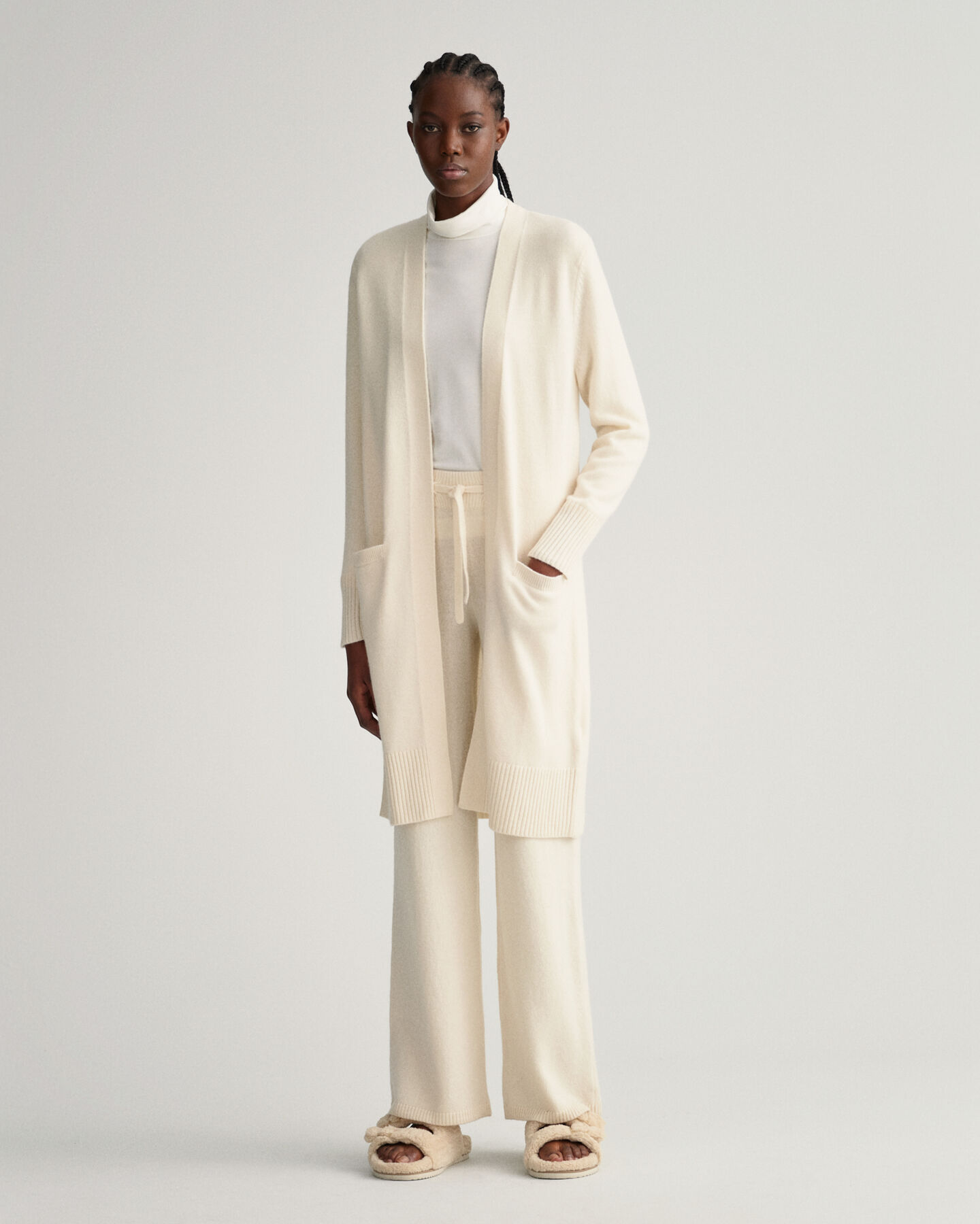 C&aacute;rdigan largo de lana