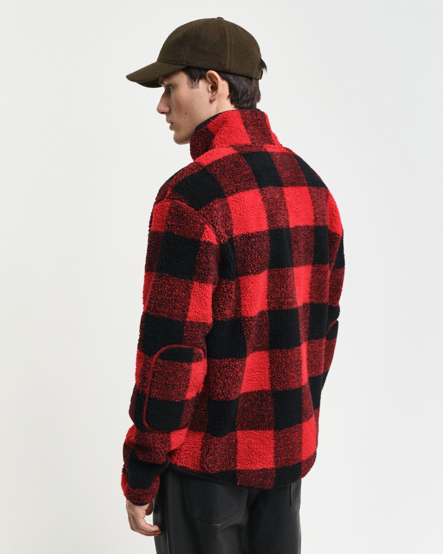 Chaqueta polar a cuadros