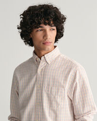 Camisa Oxford Regular Fit Archive Tattersall