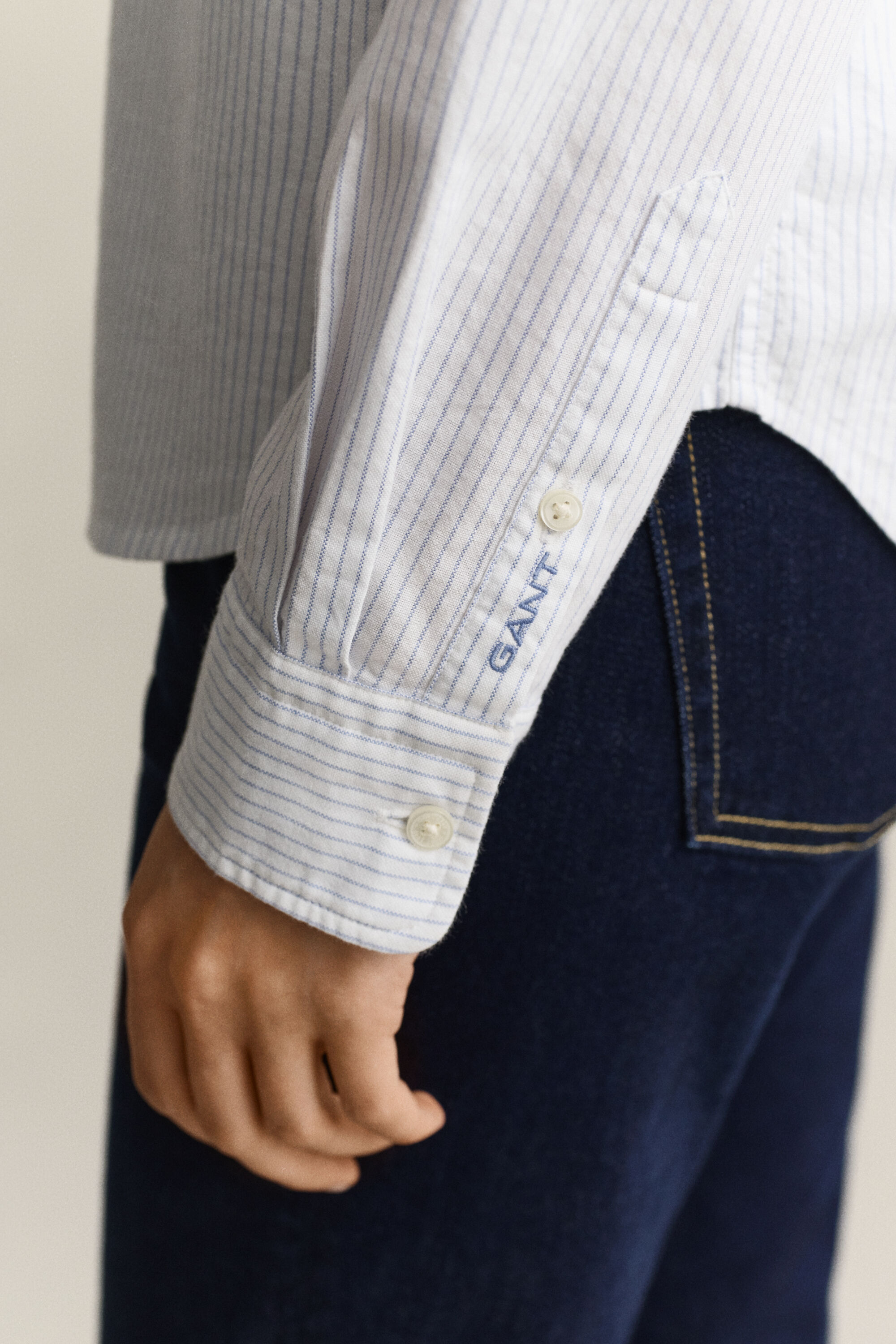 Camisa Oxford de rayas Gant x Yale