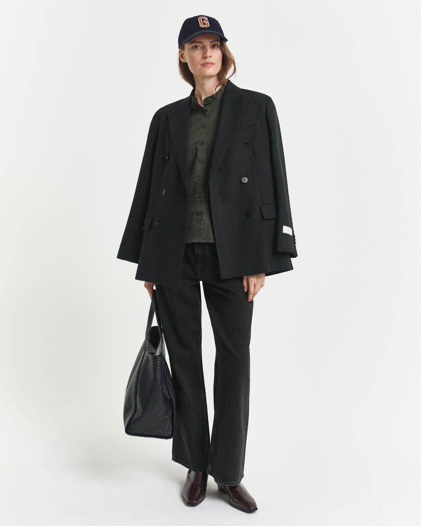 Blusa de satén de algodón