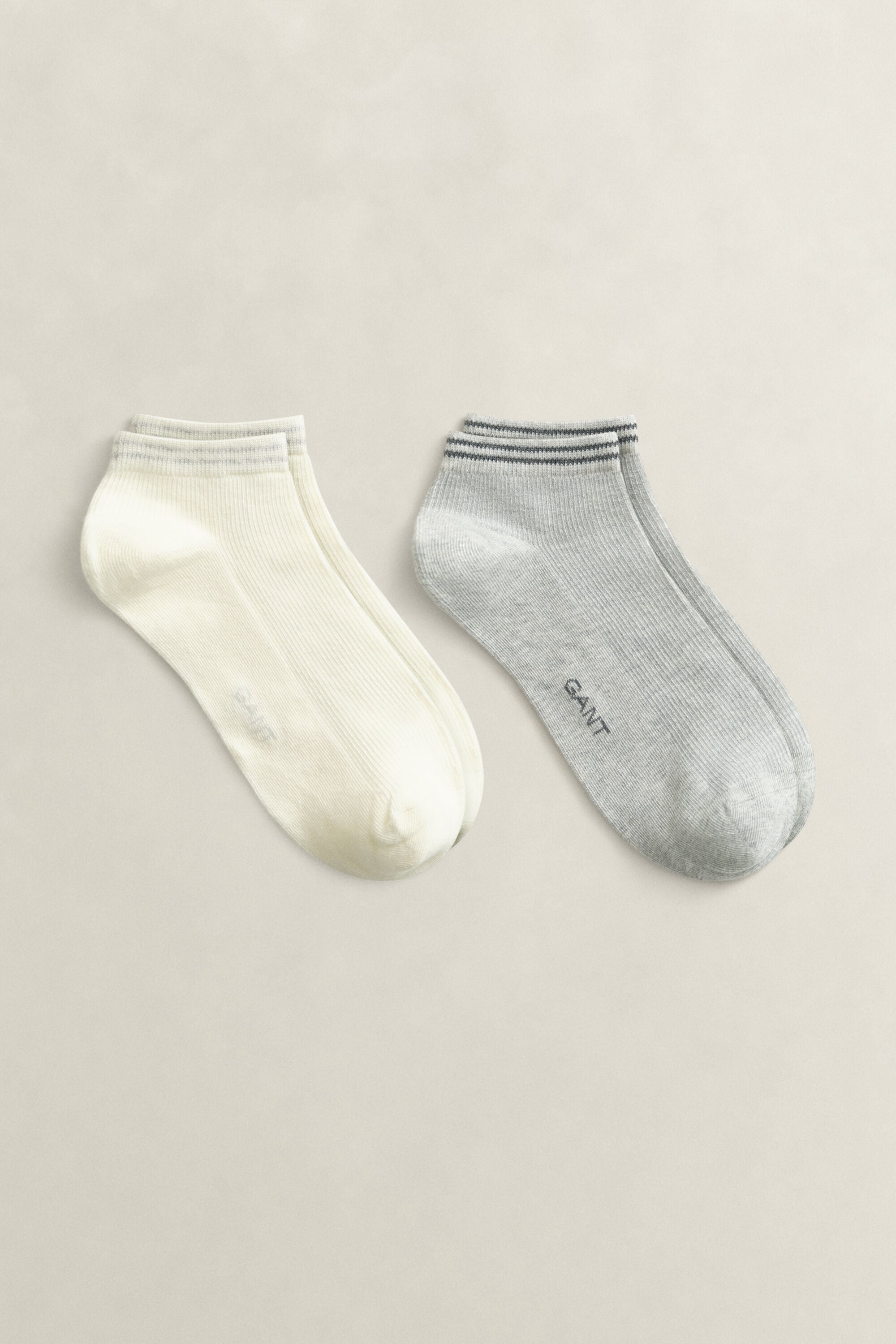 Paquete de dos pares de calcetines tobilleros