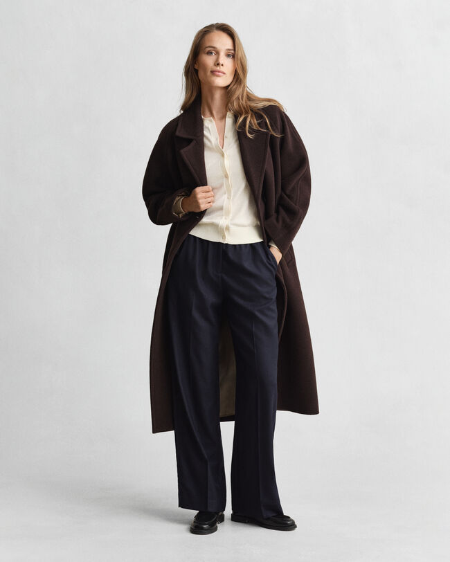 Cárdigan de punto ligero con cuello redondo