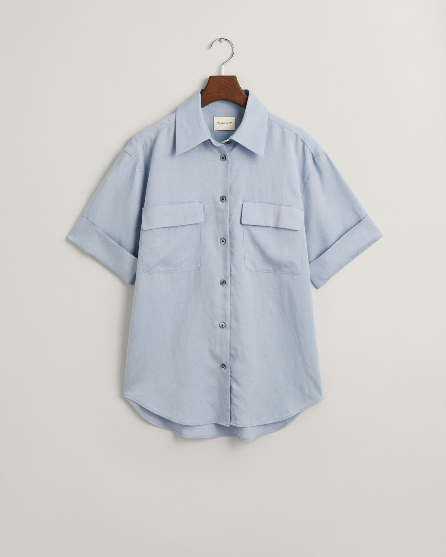 Camisa Relaxed Fit de manga corta Pocket Detail