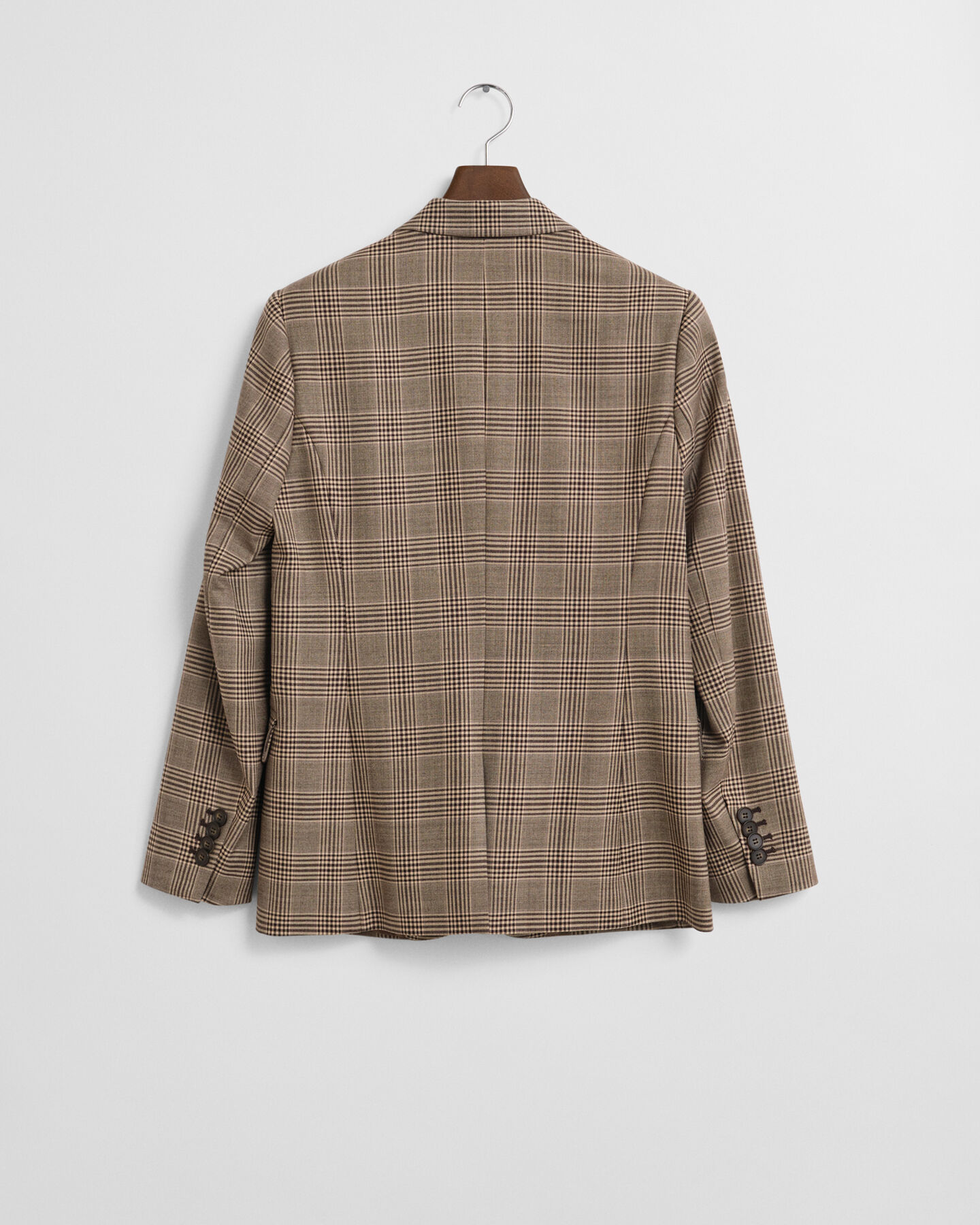 Americana Regular Fit en mezcla de lana a cuadros