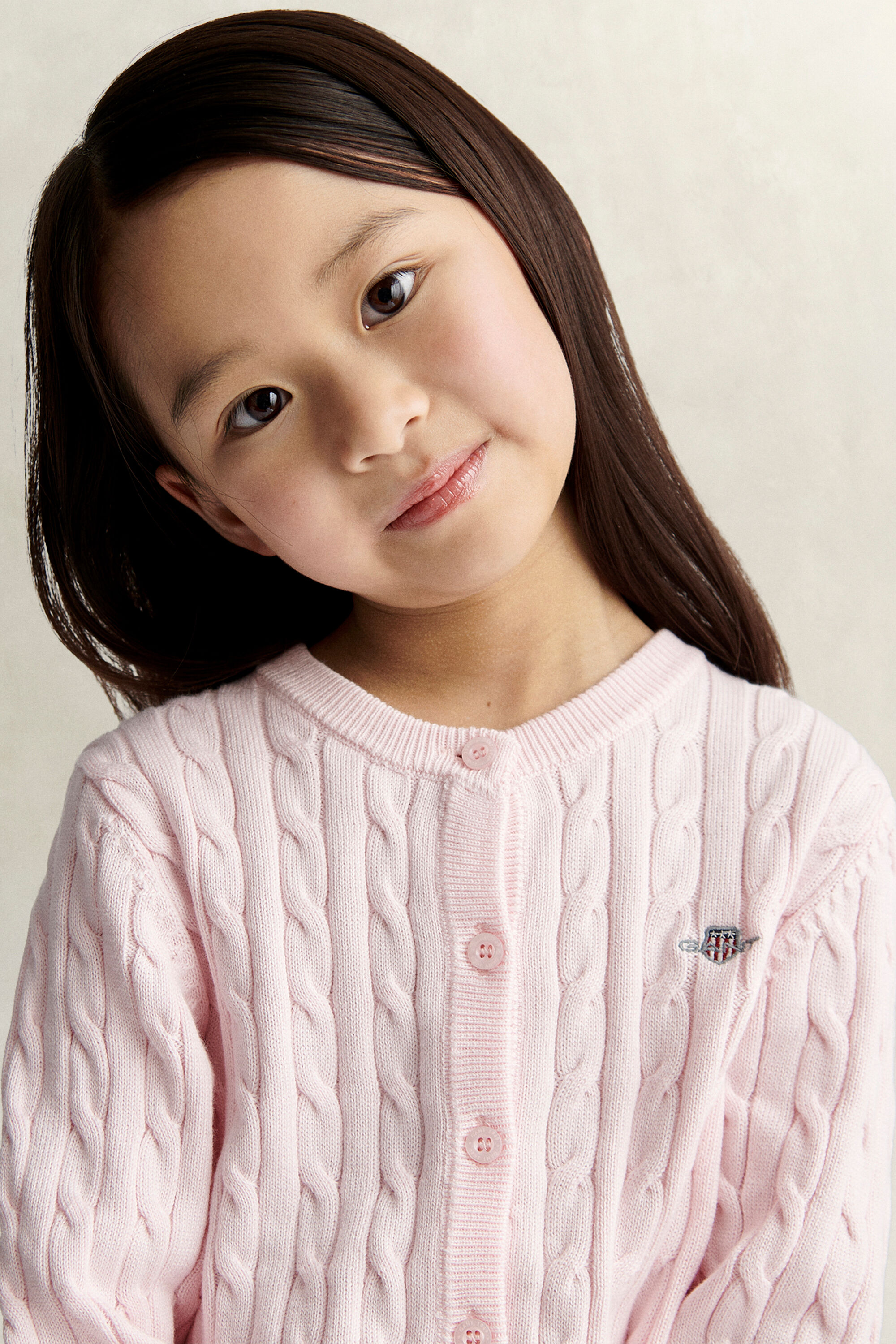 Cárdigan de punto de ochos Shield Girls