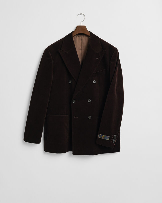 Chaqueta de traje de terciopelo