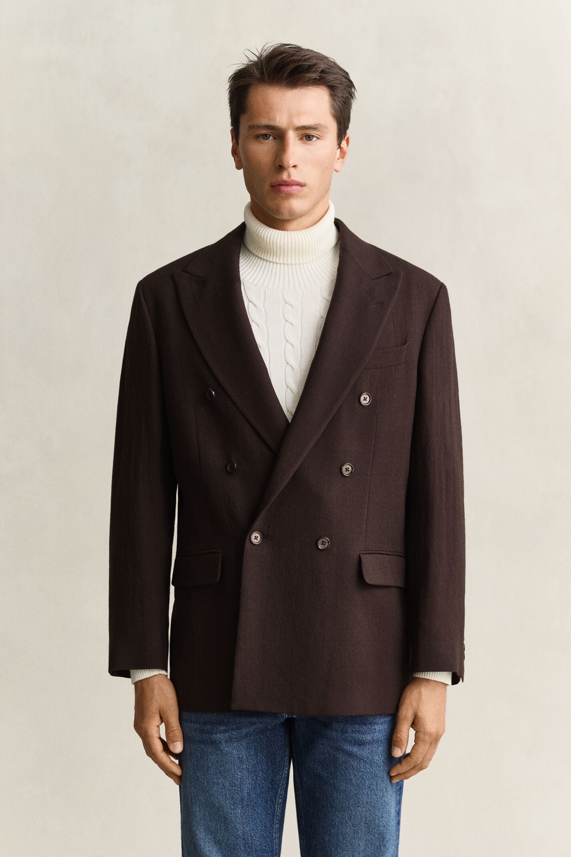 Chaqueta de traje de lana