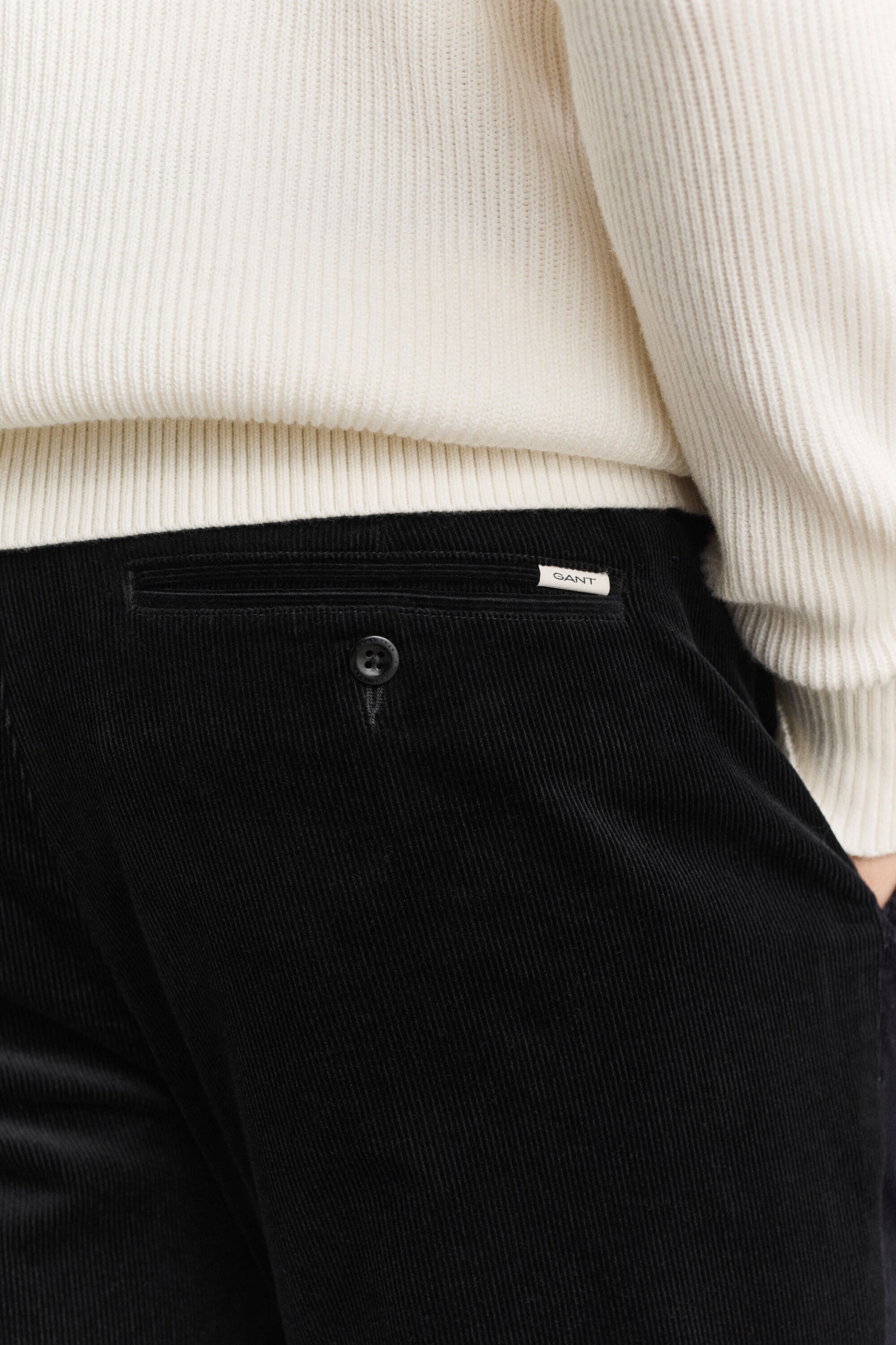 Pantalones chinos Regular Fit de pana