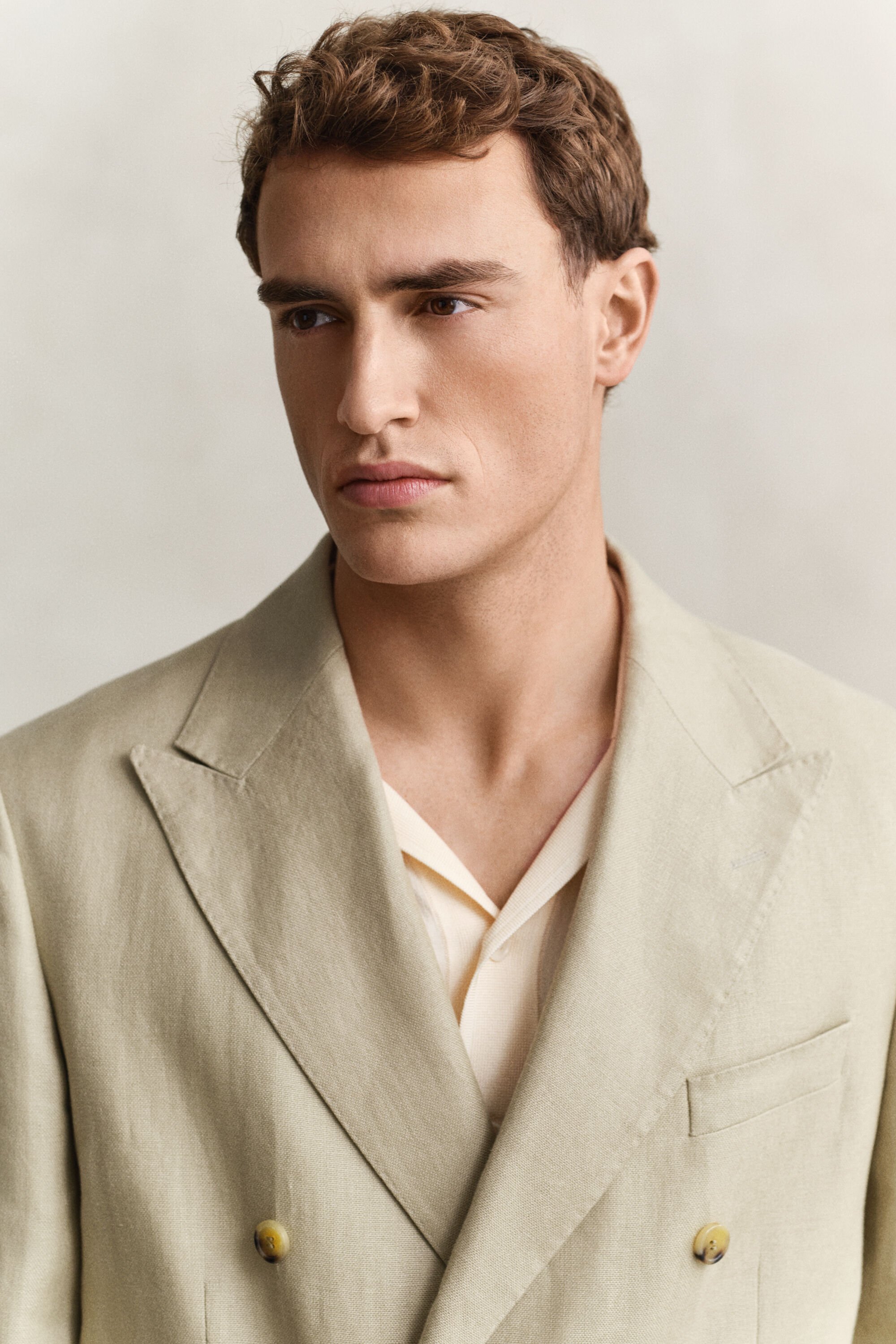 Chaqueta de traje de lino