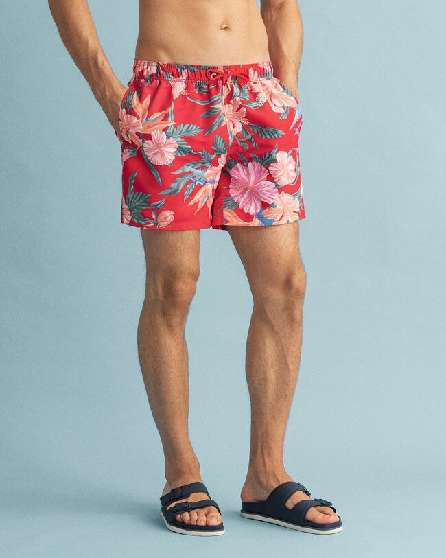 Ba&ntilde;ador Classic Fit con estampado tropical