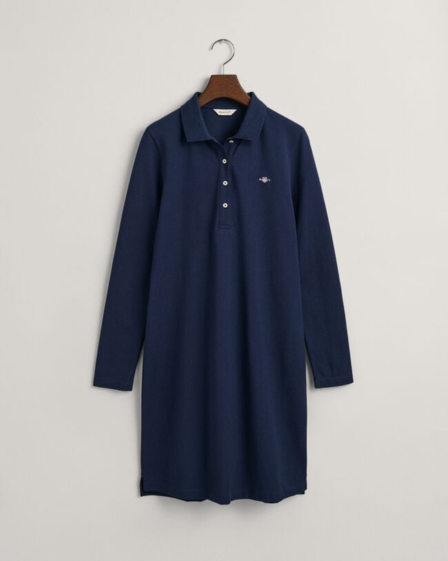 Vestido de piqué y manga larga Shield