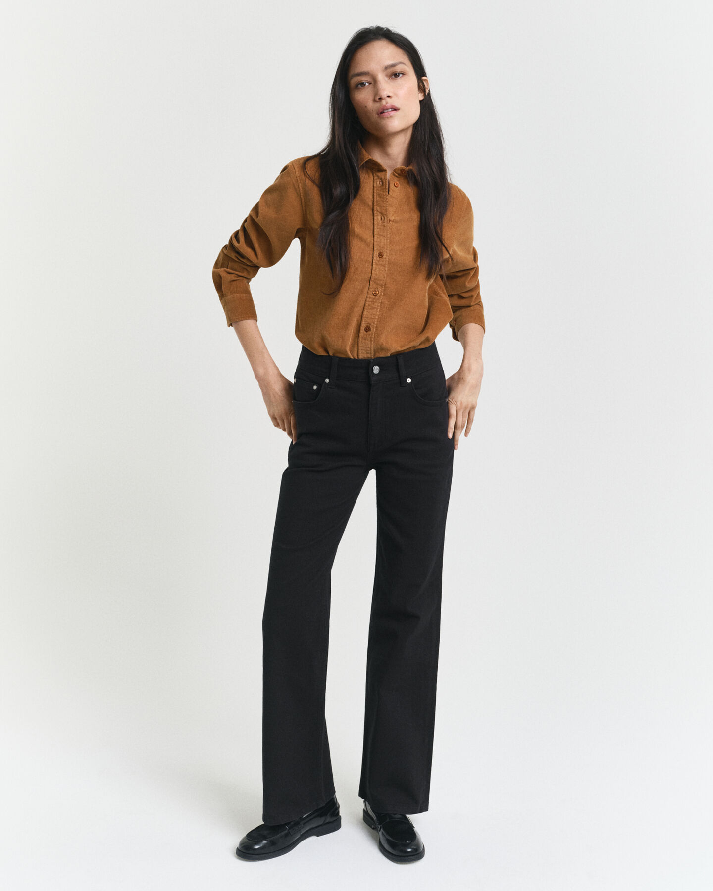 Camisa Regular Fit de pana