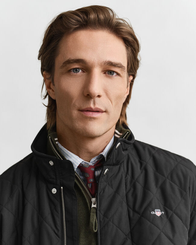 Chaqueta Windcheater acolchada de largo medio