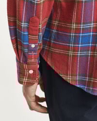 Camisa Relaxed Fit de sarga a cuadros