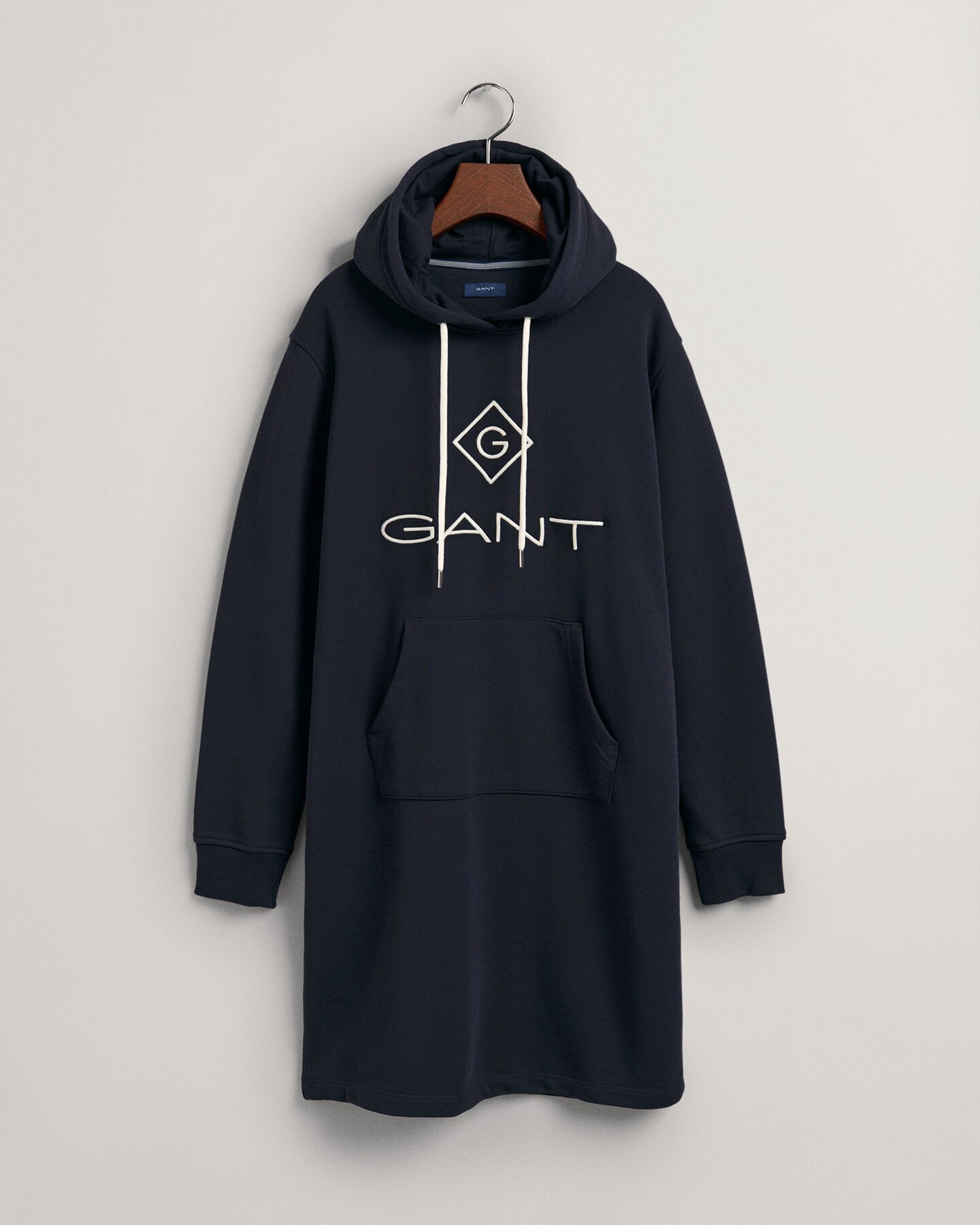 Vestido tipo sudadera con capucha Logo