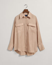 Camisa Relaxed Fit con bolsillo con solapa