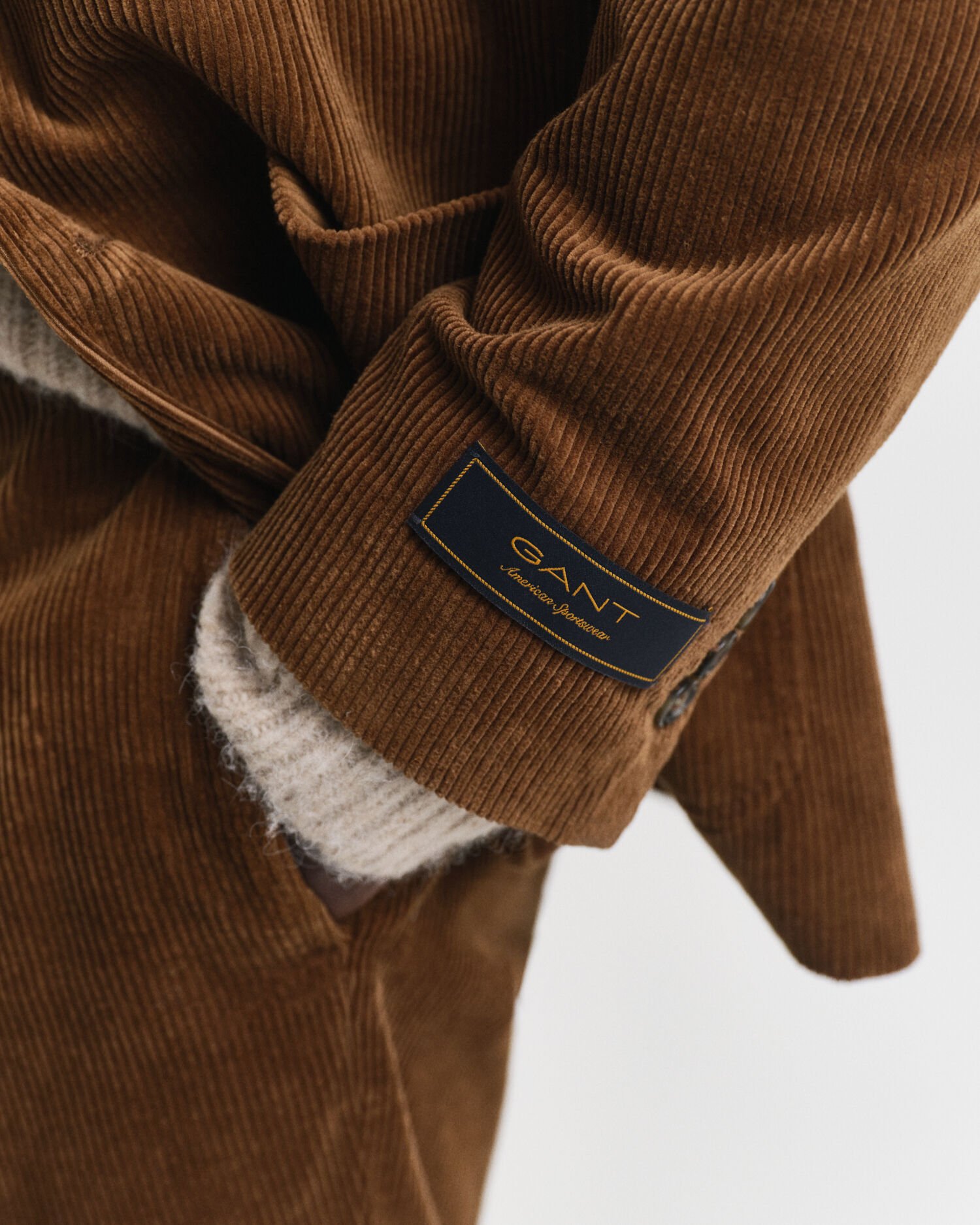 Americana Regular Fit de pana