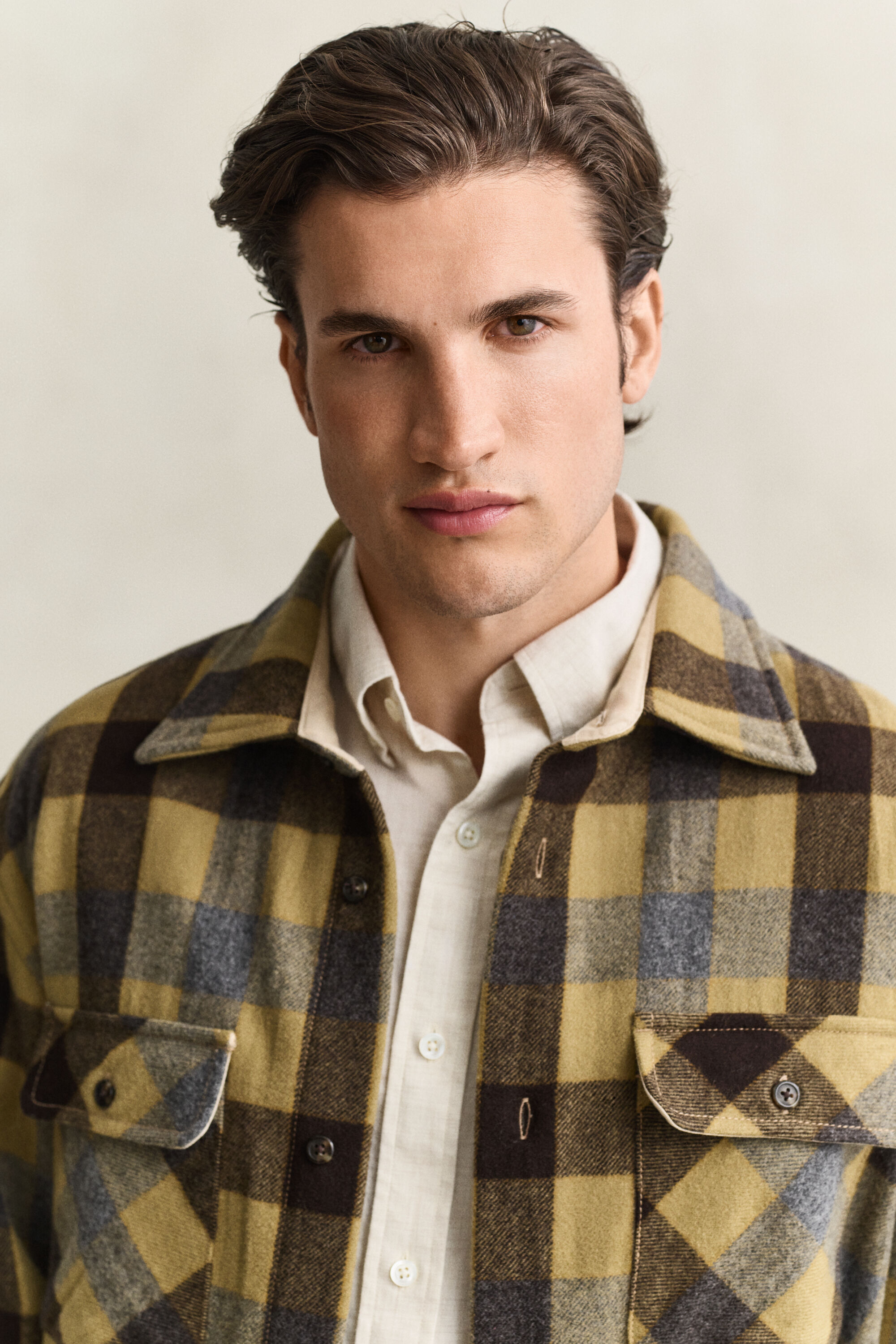 Camisa de lana a cuadros