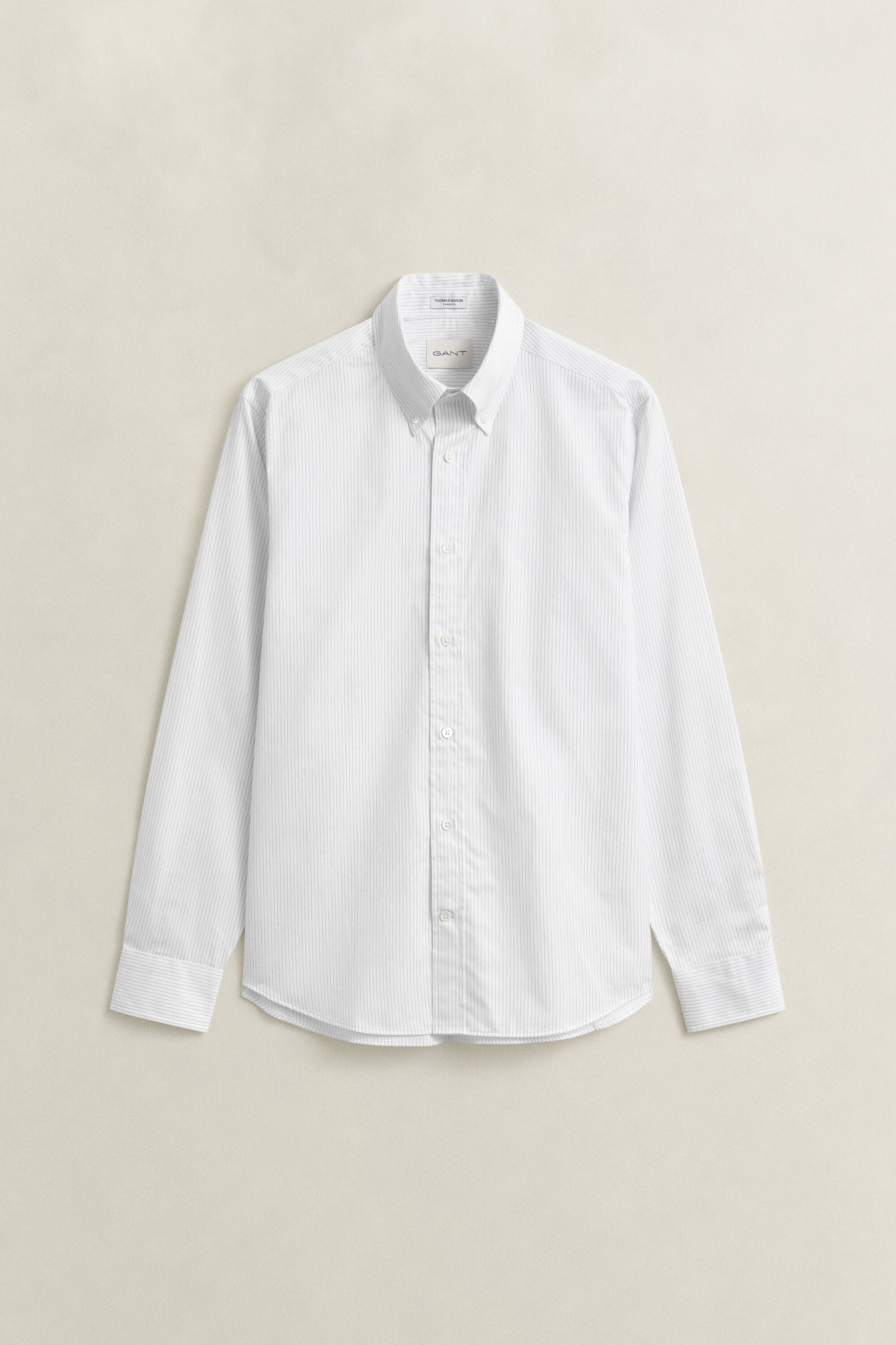 Camisa de vestir de sarga a rayas