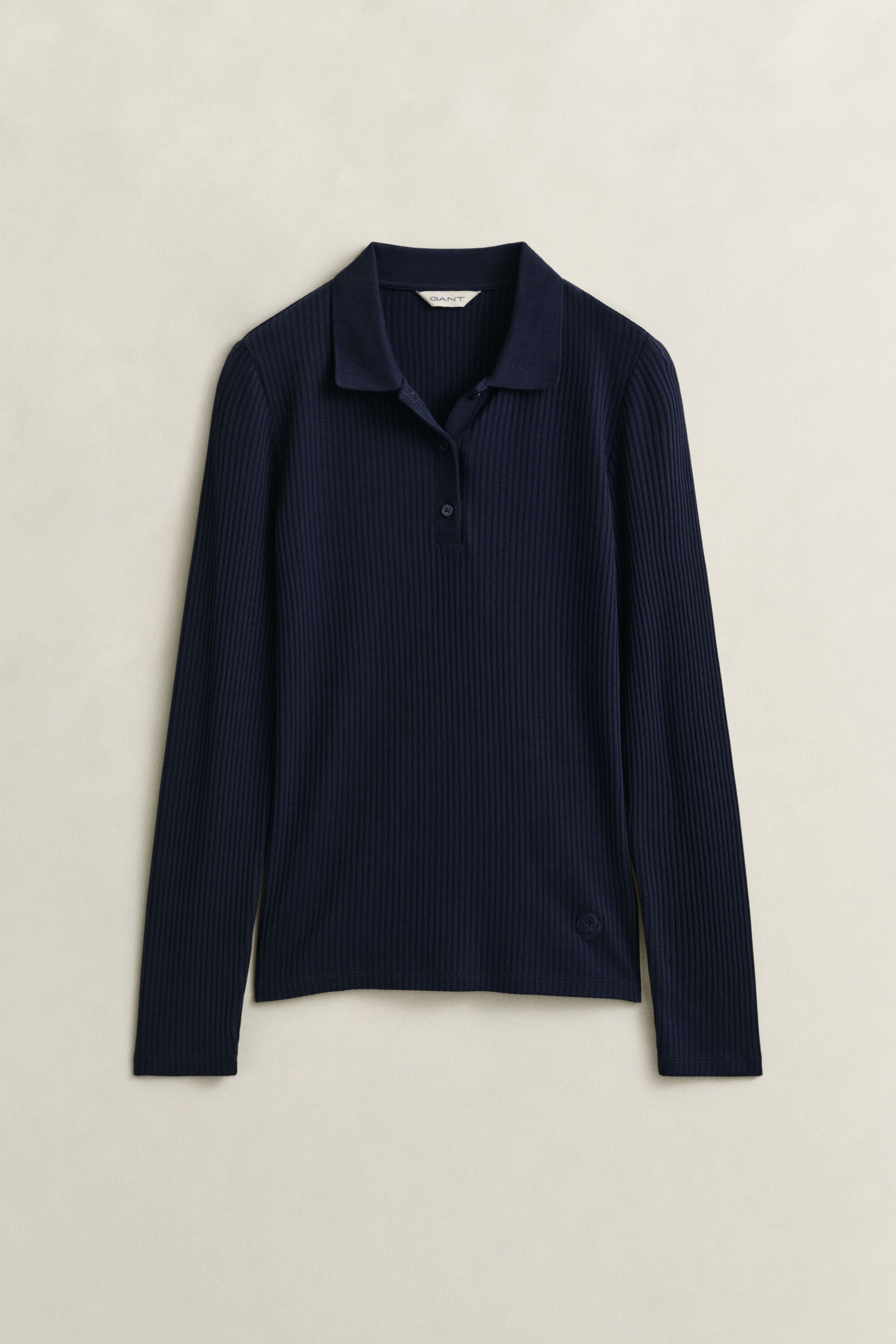 Polo Slim Fit acanalado