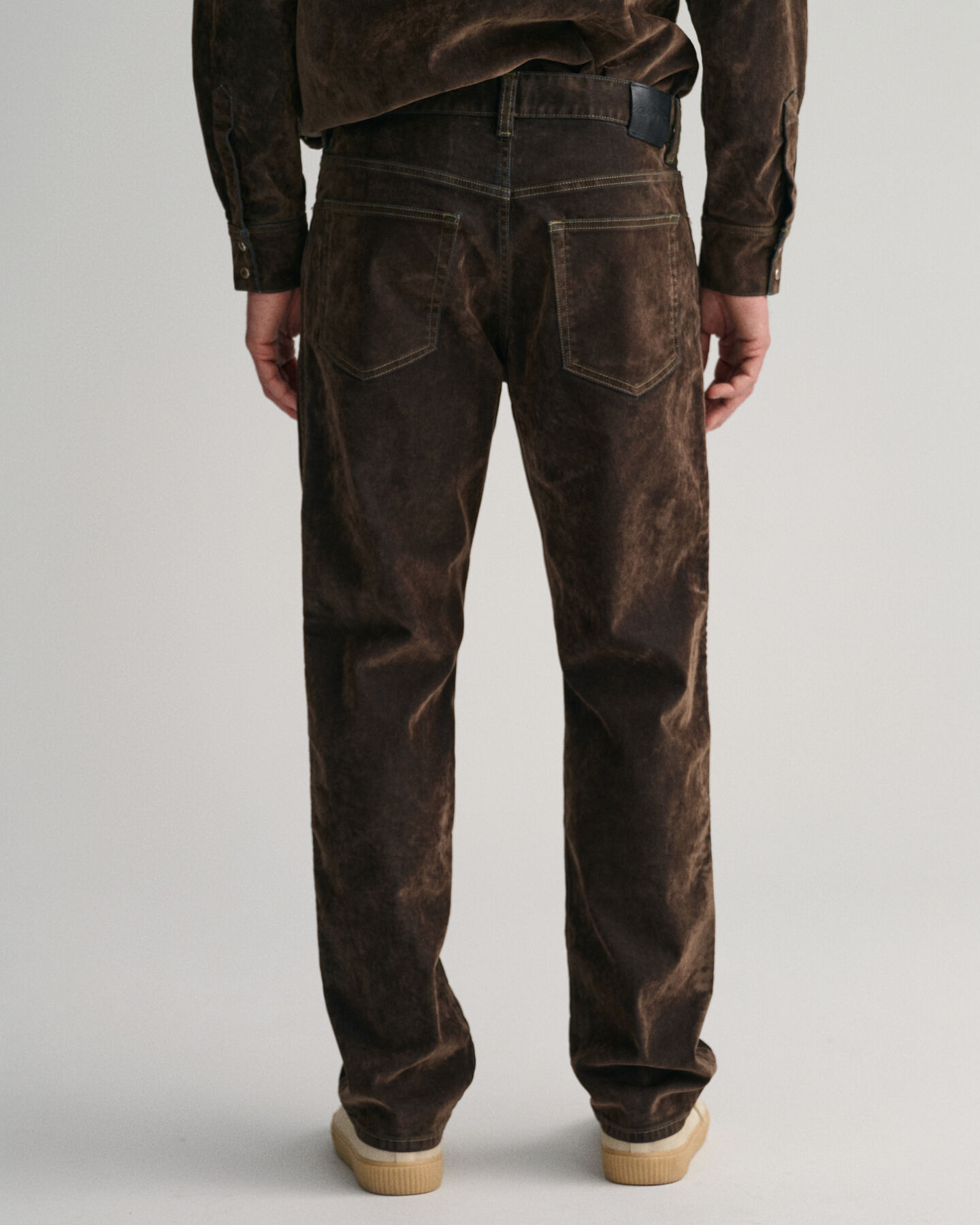 Vaqueros Relaxed Fit aterciopelados Flocked