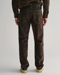 Vaqueros Relaxed Fit aterciopelados Flocked