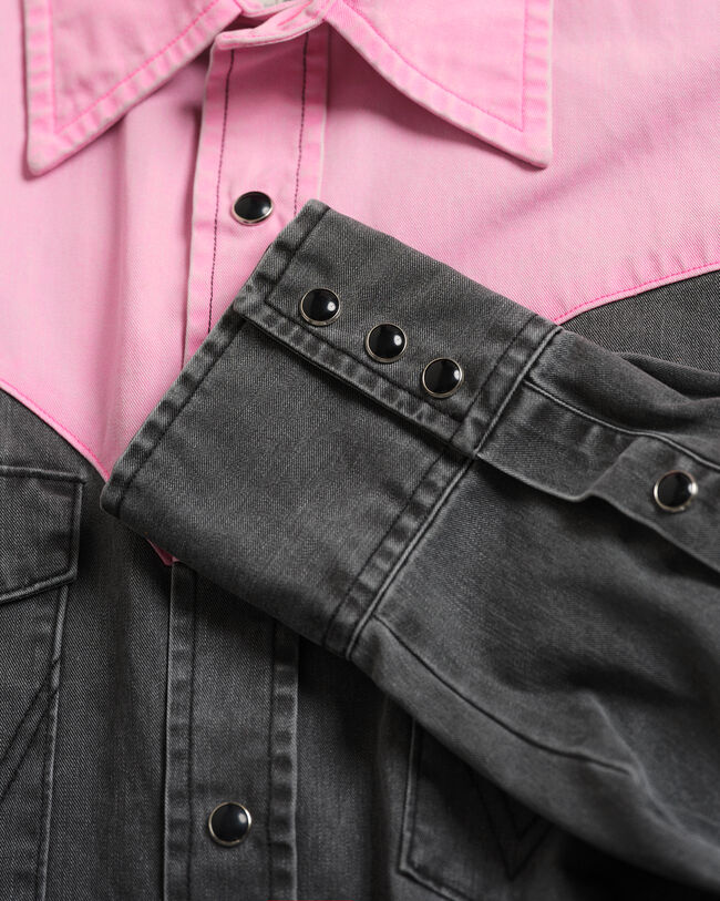 Camisa Relaxed Fit Wrangler x GANT Neon Western