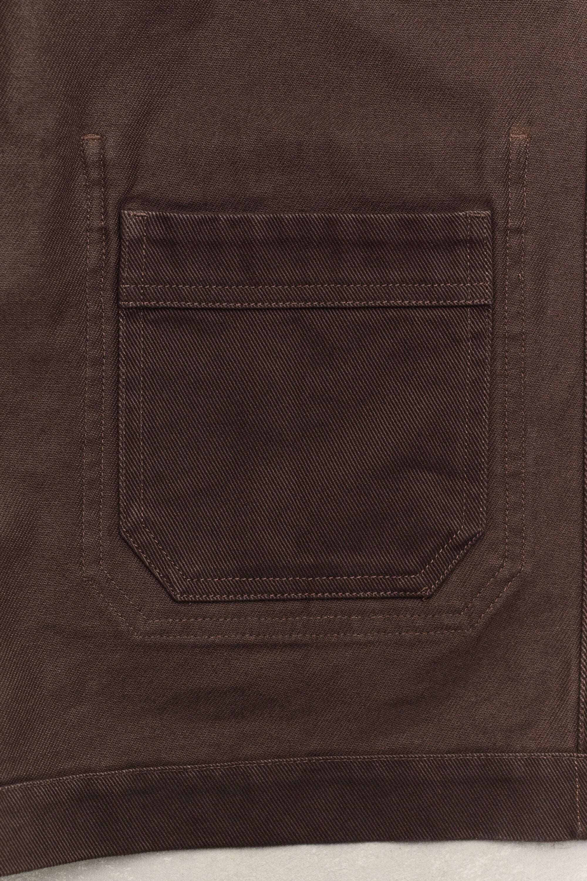 Sobrecamisa de sarga cepillada
