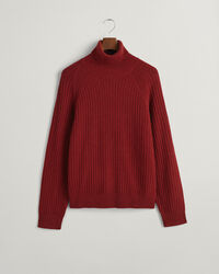 Jersey con cuello de cisne con textura