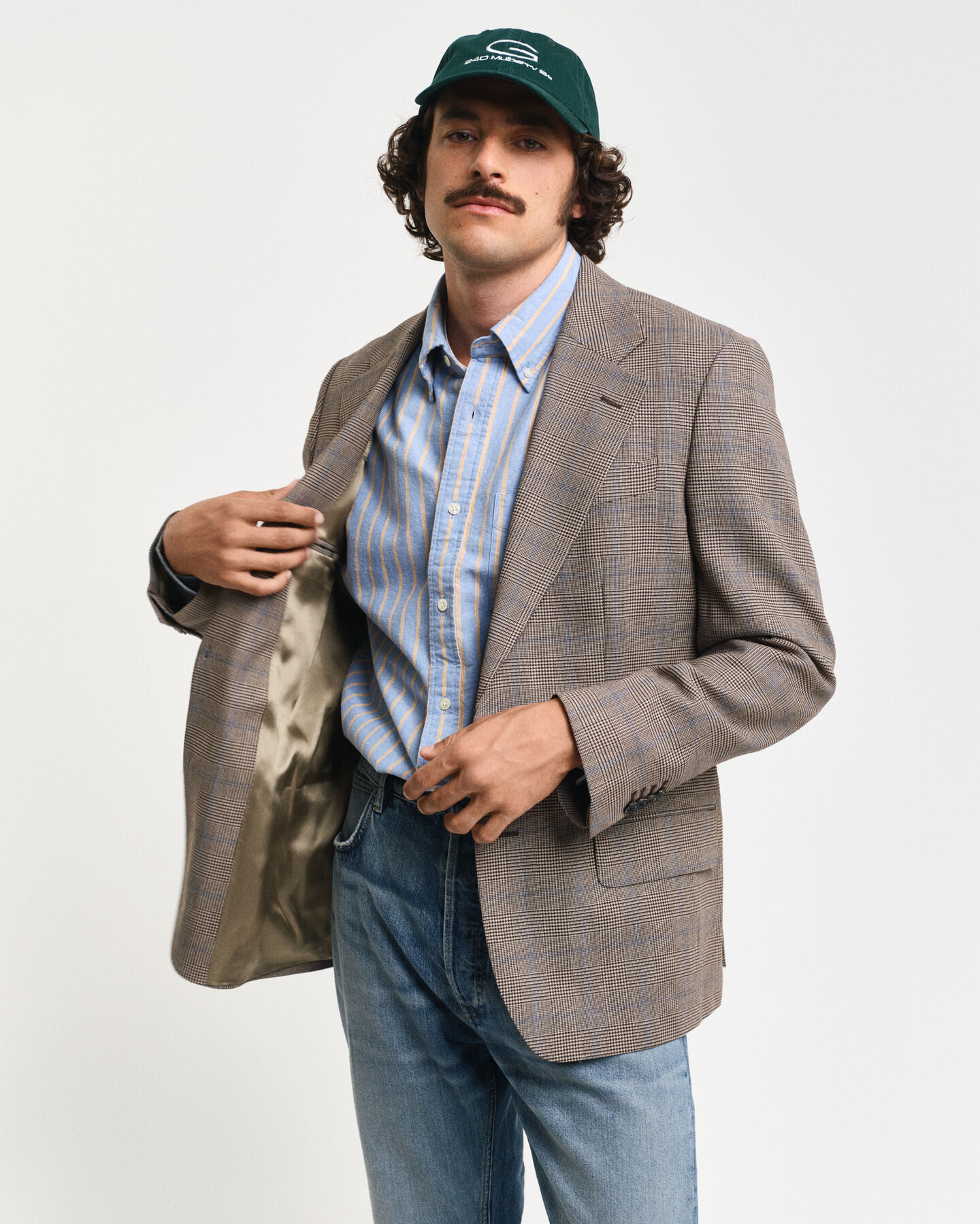 Americana Regular Fit Glen Check