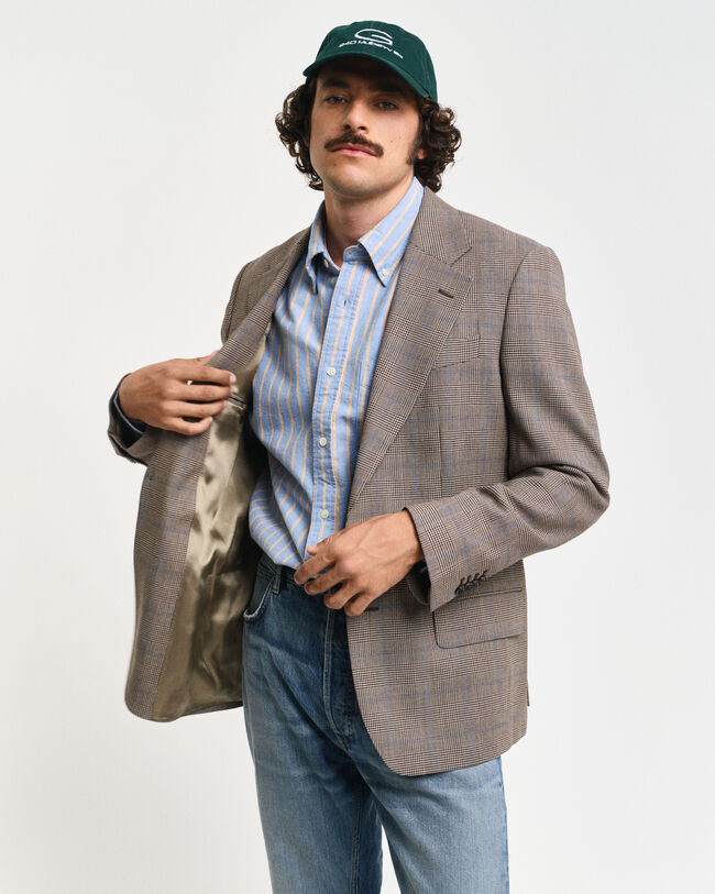 Americana Regular Fit Glen Check